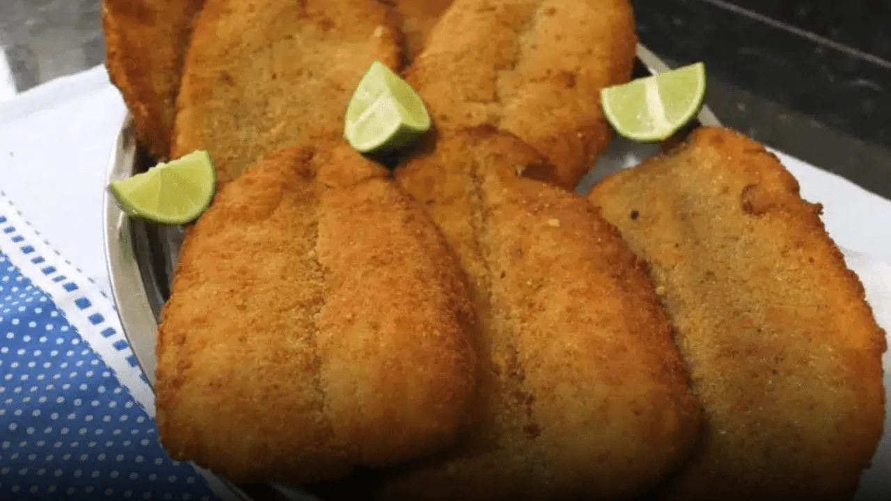 Filé de Peixe Frito Crocante e Sequinho